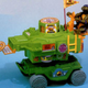 Illustration for article titled The pizza tank in action firing 14-inch pies